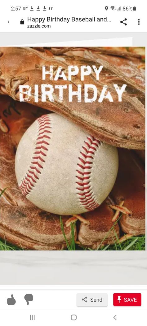 Baseball Birthday Wishes, Baseball Happy Birthday, Happy Birthday Baseball, Guys Birthday, Happy Birthday Wishes Pics, Birthday Wishes Pics, Birthday Card Messages, Grandson Birthday, Happy Birthday Posters