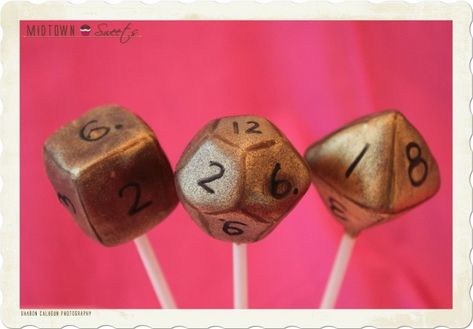 Role Playing Dice ( RPG ) Cake Pops Dice Cake, Dragon Cakes, Dragon Birthday Parties, Geek Food, Dragon Cake, Playing Dice, Art Guide, Birthday Ideas For Her, 31st Birthday