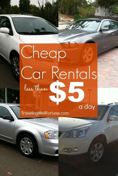 Twice a year you can score cheap car rentals for less than $5 a day. Click through the post to learn more. | travel deals | travel hacks | TravelingWellForLess.com Frugal Travel, Me Images, Car Rental Company, Car Rentals, Cheap Car, Rental Company, Cheap Cars, Car Hire, Rent A Car