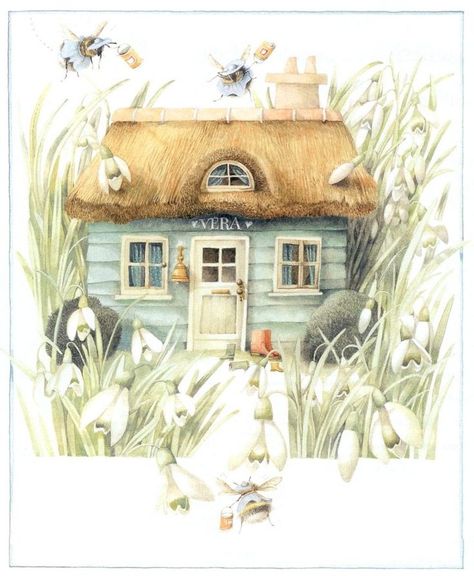 Gevonden op Bing via www.pinterest.com Marjolein Bastin, Nature Artists, Cottage Art, Dutch Artists, Art And Illustration, Beatrix Potter, Photo Images, Childrens Illustrations, Children's Book Illustration