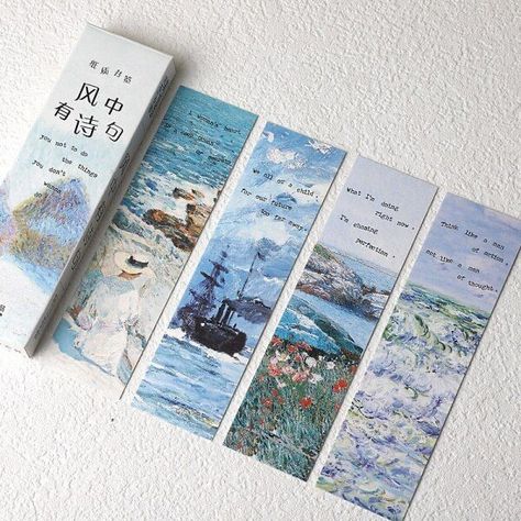 Diy Corner Bookmarks, Aesthetic Paintings, Handmade Bookmarks Diy, 달력 디자인, Creative Bookmarks, Bookmark Craft, Painting Aesthetic, Pola Kartu, Corner Bookmarks