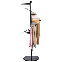 Space Saving Shelves, Scarf Rack, Scarf Display, Radial Design, Scarf Organization, Metal Clothes Rack, Scarf Holder, Scarf Hanger, Small Closets