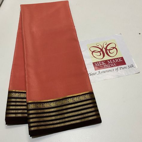 Ksic Mysore Silk Saree, Ksic Saree, Kanjipuram Saree, New Fashion Saree, Netted Blouse Designs, Kanjivaram Sarees Silk, New Saree Designs, Mysore Silk Saree, Crepe Silk Sarees