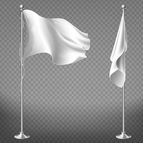 Realistic set of two white flags on steel poles isolated on transparent background. Free Vector | Free Vector #Freepik #vector #freebackground #freebanner #freemockup #freetemplate Independence Day Greeting Cards, Yellow Business Card, Flag Template, Hanging Flags, Wooden Backdrops, Cloth Banners, Free Banner, Edit Inspiration, White Business Card