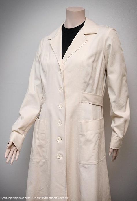 Sanctuary Helen Magnus victorian style lab coat original TV series costume Amanda Tapping, Original Tv Series, Original Movie, Victorian Style, Floor Length, Tv Series, Lab Coat, Lab, Tv