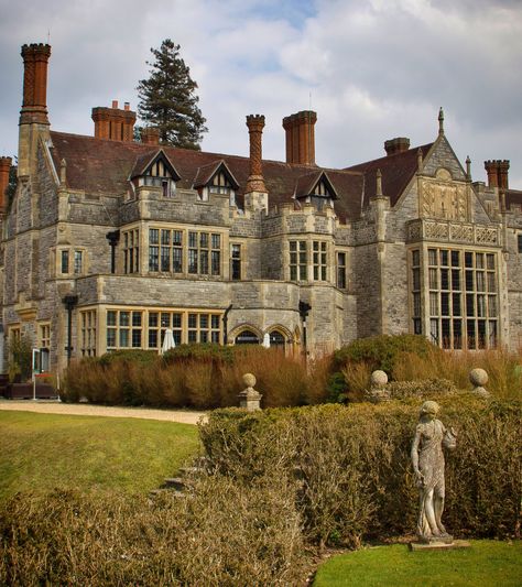 Rhinefield House, Tudor Buildings, Faded Glamour, British Manor, Victorian Castle, English Country Manor, Country Manor House, Manor Homes, English Estate