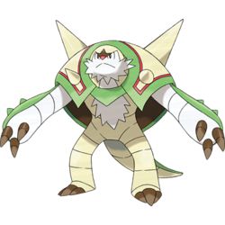 Chesnaught - #652 - Grass and Fighting Type Gen 6 Pokemon, Pokemon Tv, Pokemon X And Y, Pokemon Starters, Pokemon Pokedex, Type Pokemon, Deathstroke, Pokemon Teams, All Pokemon