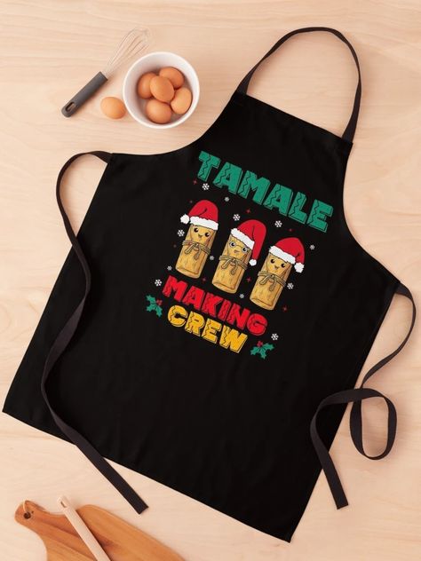 "Tamale Making Crew Tamale Season Funny Mexican Christmas" Apron for Sale by Dreamy-Gallery | Redbubble Christmas Apron, Mexican Christmas, Christmas Aprons, Aprons For Sale, Apron, Gift Ideas, Funny, For Sale, Christmas