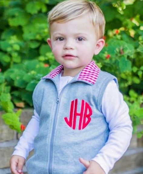 Nest Embroidery, Monogram Vest, Kids Easter Outfits, Monogram Kids, Monogram Jacket, Toddler Vest, Boys Easter Outfit, Boy Monogram, Christmas Vest