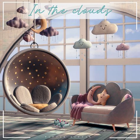 The Sims 4 CC pack - In the clouds (early access) Sims 4 Boho Wallpaper, Sims 4 Buildmode Cc, Sims 4 Space Cc, The Sims 4 Houses Download, Ts4 Cc Patreon Furniture, Ts4 Cc Bedroom, Cc Sims 4 Objects, The Sims 4 Mods Objects, Ts4 Cc House