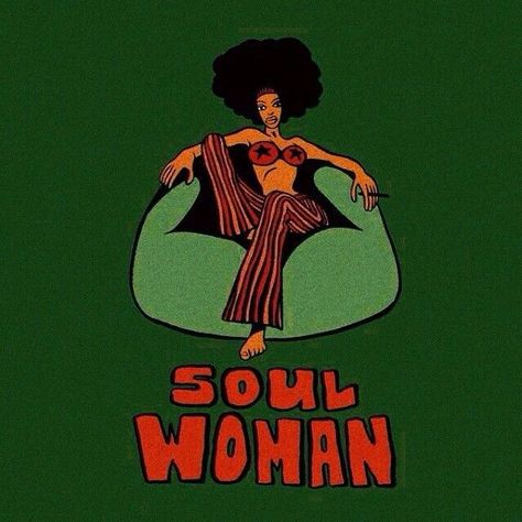 Soul Woman, Jjba Oc, Female Energy, Album Posters, Black Art Painting, Afrocentric Art, Neo Soul, Pulp Art, Black Artwork