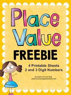 Free Place Value Worksheets, Building Number Sense, Place Value Games, Teaching Place Values, Place Value Activities, Place Value Worksheets, Differentiation Math, Expanded Form, Math Place Value