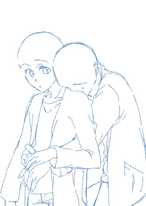 Base Poses Reference Couple, Base Drawing Couple, Hug Base, Anime Base Couple, Hug Pose, Cute Couple Sketches, Doodle On Photo, Poses References, Figure Drawing Reference