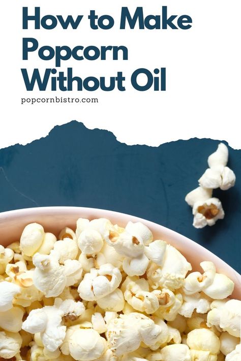 Is there anyone who doesn’t love popcorn? A trip to the movie theater just wouldn’t be the same without it. It’s a delicious snack, and it’s so easy to add the flavors you like if you make it yourself – butter, cinnamon, or even chocolate. However, there’s just one thing that might put a damper on the popcorn party – the oil. It’s true that when you pop your popcorn, you usually have to use oil to make it happen. Healthy Chip Alternative, Chocolate Covered Popcorn, How To Make Popcorn, The Movie Theater, Butter Cinnamon, Popcorn Party, Pop Popcorn, Butter Popcorn, Flavored Popcorn