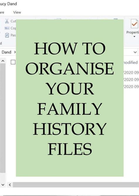 How To Organise Your Family History Files - Family Tree Resources Family Tree Books, Ancestry Scrapbook, Family History Book Layout, Family History Printables, Family Tree Layout, Ancestry Art, Family History Crafts, Ancestry Scrapbooking, Family History Organization