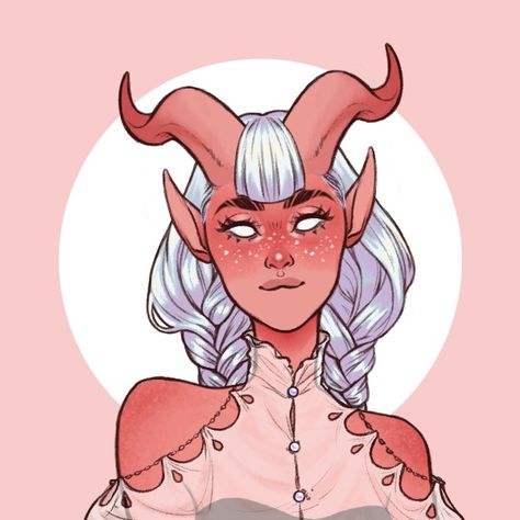 Pastel Tiefling, Bubbly Character Design, Tiefling Pink, Pink Tiefling Female, Teifling Character Design, Pink Tiefling, Tiefling Oc, Back Drawing, Pathfinder Character