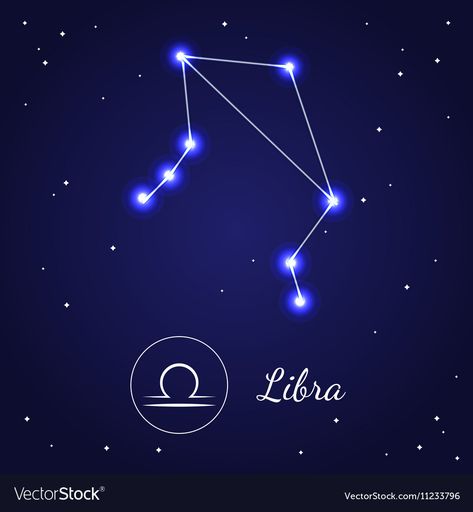 Zodiac Sign Stars, Libra Zodiac Tattoos, Sky Vector, Libra Art, Libra Star Sign, Libra And Taurus, Libra Zodiac Sign, Zodiac Characters, Star Formation