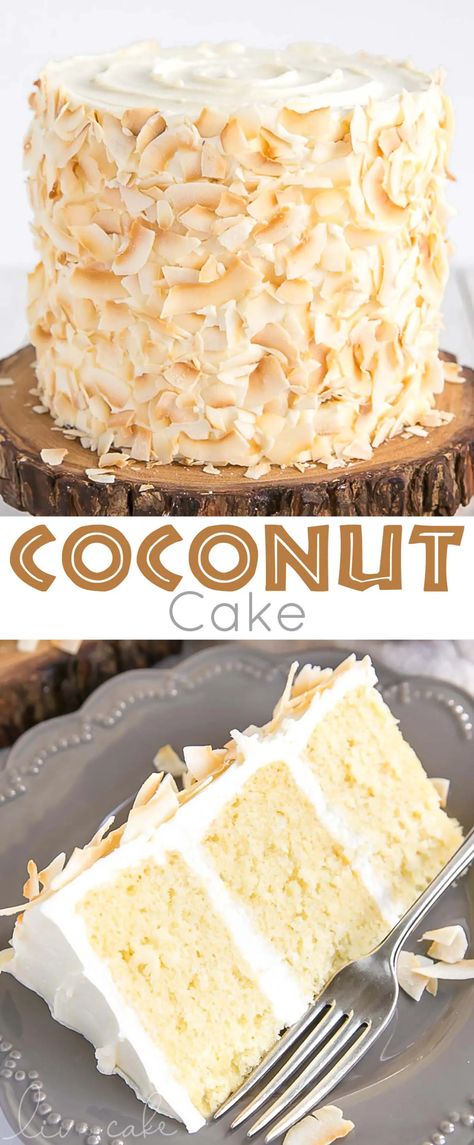 Coconut Layer Cake Recipe, Coconut Birthday Cake Ideas, Coconut Milk Cake Recipes, Coconut Cake With Coconut Milk, 3 Layer Coconut Cake Recipe, Cake Flavours Ideas, Sangria Cake, Cake With Coconut Milk, Oldest Recipes