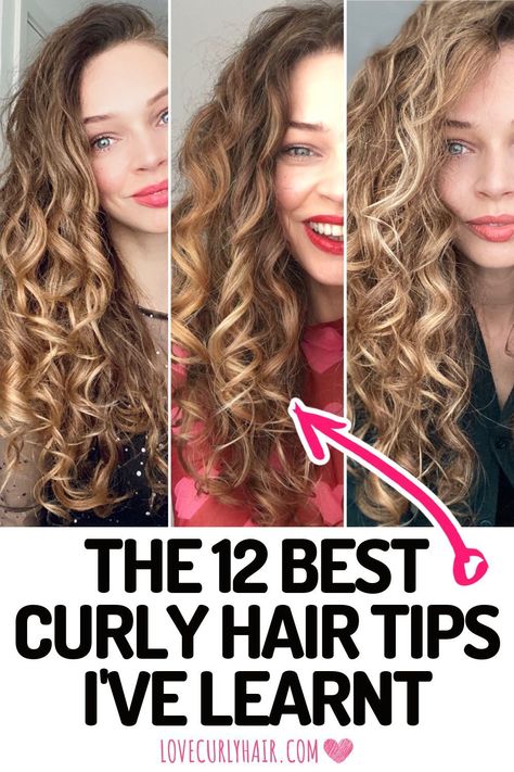 Curly Hair Tips - 12 Seriously Helpful Tips For Curly Hair Styling, Product Choices & Wash Routines. What To Buy & Avoid For Healthy Curls Modern Mohawk, Tips For Curly Hair, Healthy Curly Hair, Curly Hair Styling, Wavy Hair Care, Fine Curly Hair, Layered Curly Hair, Bangs Hairstyles, Mohawk Hairstyles