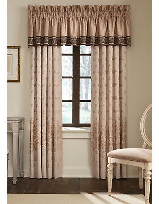 Waterford Aileen Natural Tailored Window Valance 18-in. x 60-in. | belk Mattress Brands, Window Valance, Space Furniture, Linen Curtains, Window Panels, Bedding Collections, Trendy Plus Size, Duvet Comforters, Outdoor Patio Furniture