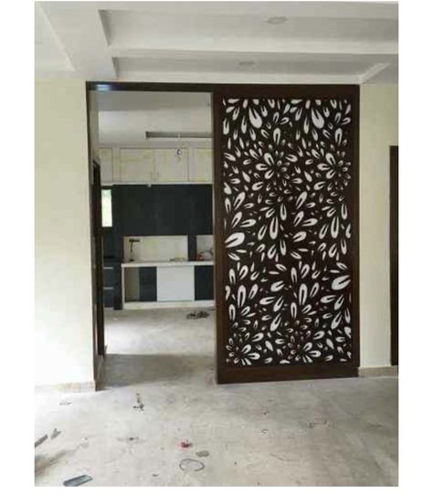 Kitchen Partition Ideas, Jali Designs, Wooden Partition Design, Wooden Panel Design, Jali Design, Partition Ideas, Wall Partition Design, Wall Partition, Jaali Design