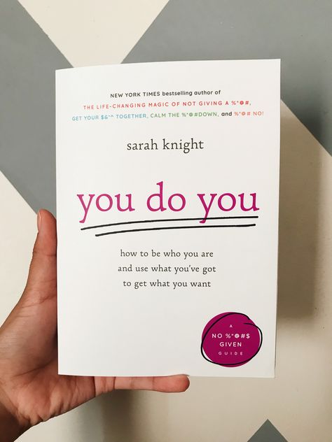 Self Love Books, Sarah Knight, Empowering Books, Best Self Help Books, Healing Books, 100 Books To Read, Self Development Books, Unread Books, Recommended Books To Read