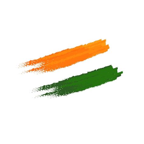 Indian Flag, Psd Icon, Vector Photo, Tri Color, Brush Strokes, Premium Vector, Graphic Resources, Photoshop, Flag