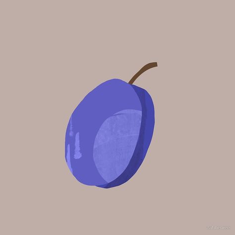 Plum Illustration Design, Plum Logo Design, Plum Drawing, Plum Illustration, Candle Logo, Pottery Candle, Homemade Art, Montezuma, Fruit Illustration