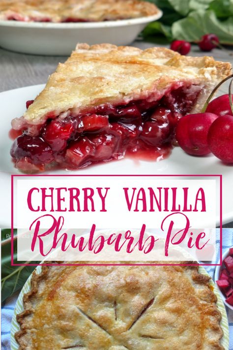 Rhubarb Recipes Pie, Rhubarb Desserts, Strawberry Rhubarb Pie, Rhubarb Pie, Rhubarb Recipes, Strawberry Rhubarb, Samosa, Pie Dessert, Homemade Desserts