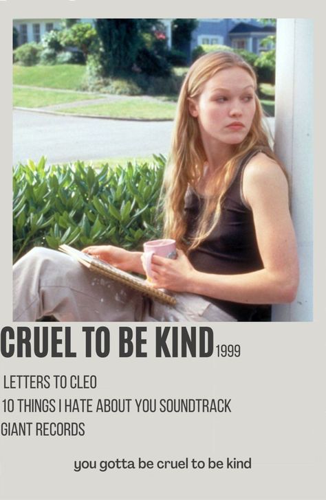 Cruel To Be Kind, To Be Kind, Be Kind, Soundtrack, Songs, 10 Things