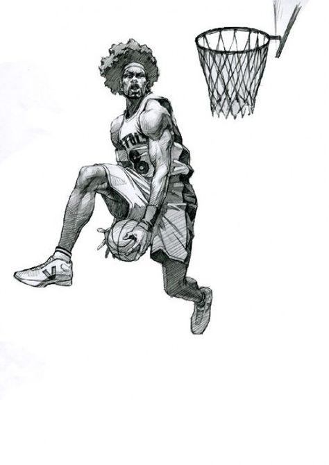 B.E. Character by Seung Eun Kim #basketball #basketball #drawings Basketball Perspective Drawing, Basketball Player Drawing, Seung Eun Kim, Basketball Artwork, Basketball Drawings, Nba Basketball Art, Andermatt, Nba Art, Anatomy Sketches