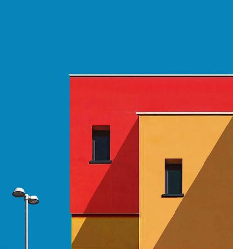 Interior Design Minimalist, Abstract Architecture, Minimal Photography, Great Works Of Art, Architecture Painting, Composition Photography, Landscape Illustration, Mid Century Art, Art Inspiration Painting