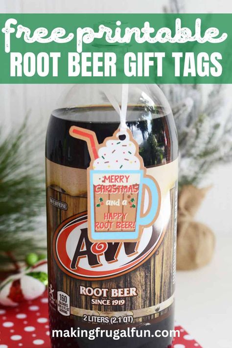 Beer Christmas Gifts, Christmas Light Scavenger Hunt, Free Christmas Tags Printable, Family Gift Baskets, Christmas Gift Tags Free, Beer Christmas, Neighbor Christmas Gifts, Beer Gift, Christmas Tags Printable