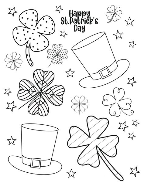 St.patricks Day Coloring Page,kids Holiday Themed Downloads,instant Printable Coloring Pages for Kids and Adults,leprechaun Coloring Pages. - Etsy Classroom Party Activities, St Patricks Day Coloring Page, Tumblr Coloring Pages, Fnaf Coloring Pages, Farm Animal Coloring Pages, Paw Patrol Coloring, Paw Patrol Coloring Pages, Detailed Coloring Pages, Unicorn Coloring Pages