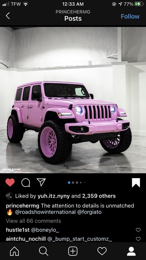 Peach Jeep Wrangler, Jeep Wrangler Inspiration, 2020 Jeep Wrangler Sahara, Light Purple Jeep Wrangler, Lavender Jeep Wrangler, Black And Pink Jeep Wrangler, Inside Jeep Wrangler, Pink Jeep Aesthetic, Girly Jeep Wrangler