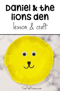 Daniel and the Lions Den Preschool Craft & Lesson Bible Story Crafts For Preschoolers, Toddler Sunday School Crafts, Sunday School Crafts For Toddlers, Sunday School Lessons For Kids Preschool, Toddler Sunday School Lessons, Bible Crafts For Preschoolers, Preschool Bible Crafts Easy, Bible Crafts For Toddlers, Bible Lessons For Toddlers