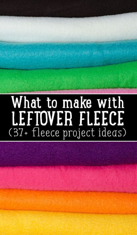 37+ easy fleece sewing projects to use up leftover fleece Fleece Sewing, Fleece Sewing Projects, Fleece Projects, Fat Quarter Projects, Sewing Fleece, Diy Event, Beginner Sewing Projects Easy, Leftover Fabric, Sewing Projects For Beginners