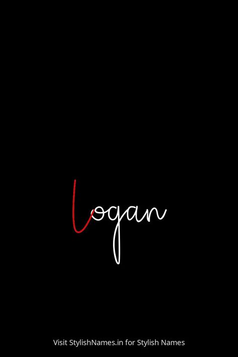 Logan by StylishNames.in Logan Name, Names For Instagram, Name For Instagram, Stylish Name, Free Fire, Snapchat, Quick Saves, Instagram