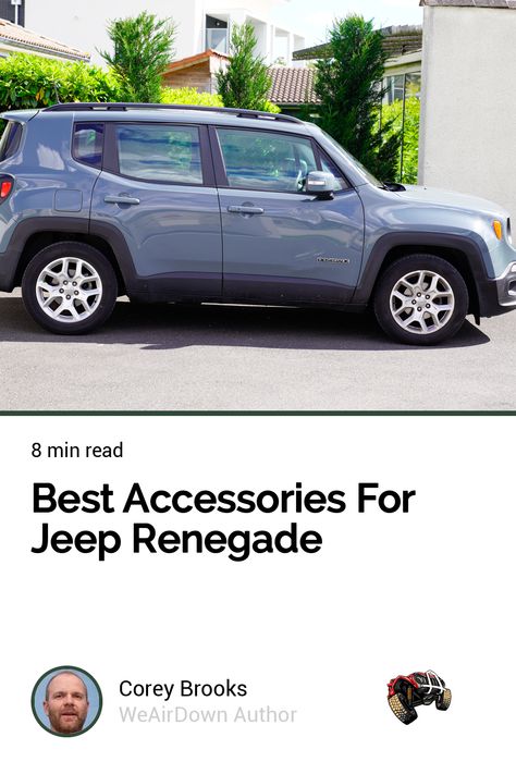 Best Accessories For Jeep Renegade Keep Renegade Accessories, Jeep Renegade Interior, Jeep Renegade Accessories, 2015 Jeep Renegade, Best Accessories, Engine Start, Weather Tech, Jeep Renegade, Functional Accessories