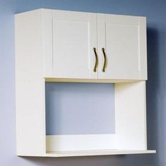 Microwave cabinet Microwave Wall Shelf, Microwave Station, Microwave Wall Cabinet, Shelf Kitchen Cabinets, Kitchen Decor Hacks, Microwave Storage, Kitchen Open Shelves, Basement Kitchenette, Microwave Cabinet