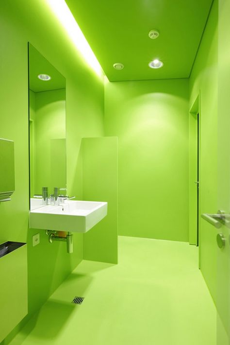 Funky Wall Painting, Green And Black Bathroom Ideas, Green And Black Bathroom, Lime Green Rooms, Lime Green Bathrooms, Bathroom Ideas White, Lime Green Bedrooms, Red Bedroom Design, Black Bathroom Ideas