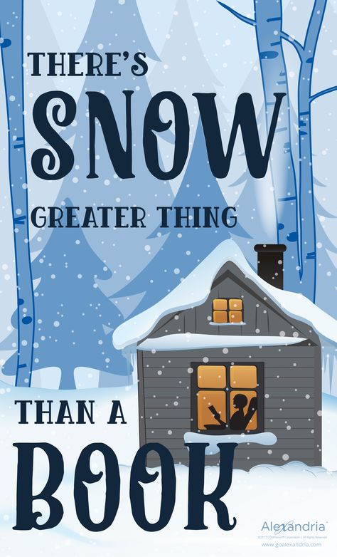 ‘Tis the season to be reading!  Avoid the cold weather this winter by wrapping up in a warm blanket and indulging in some great books. Download our free holiday reading posters to inspire patrons of all ages to do the same this season. Winter Boards, Winter Library, Alexandria Library, Christmas Library, Library Memes, School Library Bulletin Boards, Holiday Reading, Book Fairs, School Library Displays