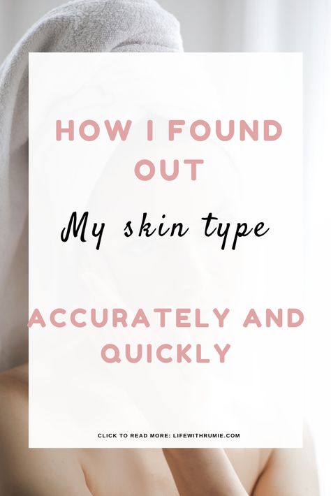 We have more than 2 skin types and finding out what yours is will save you a lot of money because you will be buying the right products your skin needs. Here is how to figure out your skin type easily at home . #skin #skincare #skincareroutine #skintips Longer Lashes Naturally, Korean Skin Care Secrets, Face Mask For Blackheads, Different Skin Types, Skincare For Oily Skin, Skin Care Routine Order, Buy Skincare, Mild Cleanser, Skin Care Items