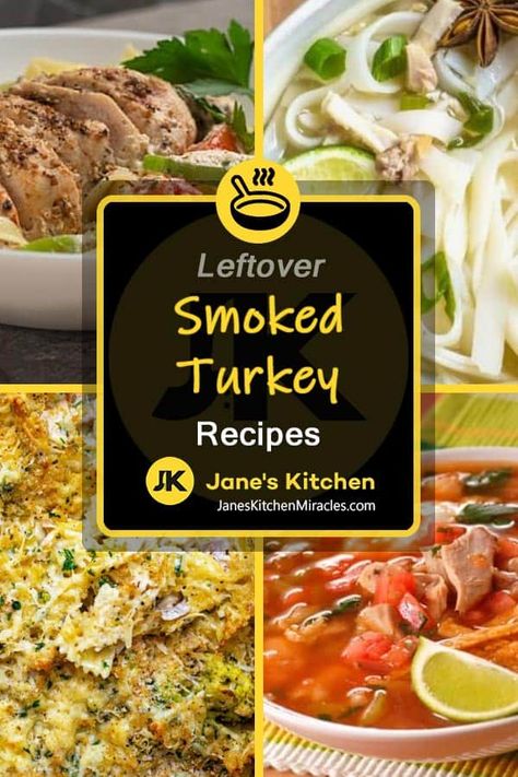 Leftover Smoked Turkey What To Make With Smoked Turkey, Smoked Turkey Dinner Ideas, Leftover Smoked Turkey Legs Recipe, Recipes Using Smoked Turkey Leg, Smoked Turkey Meals, What To Do With Smoked Turkey, Smoked Turkey Casserole Recipes, Smoked Chicken Leftovers, Left Over Turkey Ideas