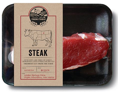 Steak Package, Packaging Design Template, Cow Meat, Frozen Food Packaging, Meat Box, Pet Food Packaging, Meat Packing, Premium Meat, Packaging Template Design