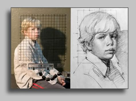 Ginny Grayson, Expressionist Portraits, Drawing Grid, Drawing Basics, Grid Drawing, Drawing Study, Art Assignments, Drawing Examples, Artistic Space