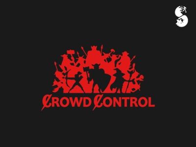 Crowd Control Logo by Eduardo Zaldivar on Dribbble Crowd Control, Creative Professional, Global Community, Logo Design, ? Logo, Movie Posters, Film Posters