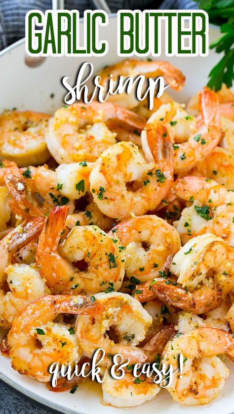 Sauteed Shrimp Recipe, Garlic Butter Shrimp Scampi, Precooked Shrimp Recipes, Frozen Shrimp Recipes, Ways To Cook Shrimp, Smoked Shrimp, Buttered Shrimp Recipe, Cooked Shrimp Recipes, Buttery Shrimp