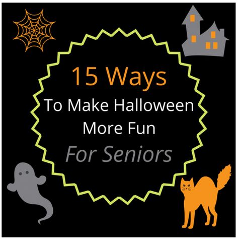 #Halloween activities, crafts and recipes. Get into the spirit!👻 September Activities For Seniors, Games For Senior Citizens, Senior Center Activities, Assisted Living Activities, Articles Activities, Senior Citizen Activities, Senior Assisted Living, Senior Living Activities, Activities For Seniors