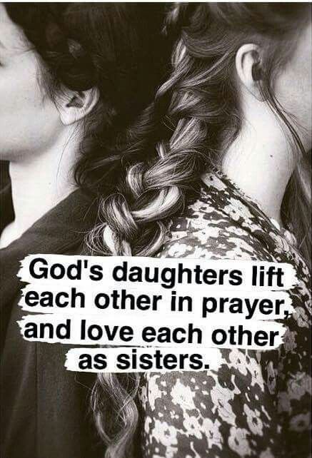 Sisters in Christ are sisters for life! Tag that special beauty and let her know your praying for her <3 Christian Friendship, No Ordinary Girl, Gods Girl, Daughters Of The King, Women Of Faith, Daughter Of God, Two Girls, Spiritual Inspiration, Jesus Loves